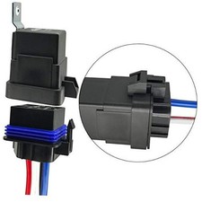 4-pin 80/60AMP 12VDC Waterproof Relay Kit, SPST Automotive Relays, 1 relay