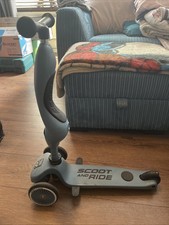 Scoot and Ride Kids Blue/green 2-in-1 Scooter Used Good Condition