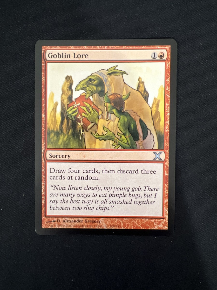 ゴブリンの知識/Goblin Lore 10ED日本語foil2枚セット Goblin Lore TENTH 10th Edition (208/383) MTG MAGIC LP | eBay