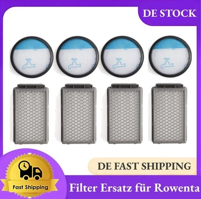 MARKENLOS 4x Filter für Rowenta RO3731EA Compact Power ZR005901 Cyclonic Staubsauger