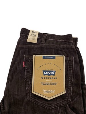 カーペンター Levi's Strauss 568 Loose Straight Carpenter Workwear Mens Pants