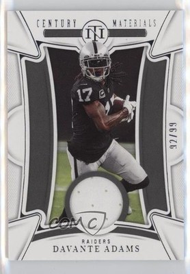 2022 Panini National Treasures Century Materials 92/99 Davante Adams 9ut