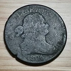 Photo of a 1806-P Half Cent from an eBay listing that sold on Jul 9, 2026