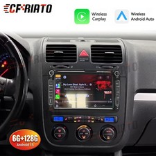 6+128GB Für VW Jetta III 2004-2018 8" Carplay Android 15 Autoradio GPS Navi WIFI