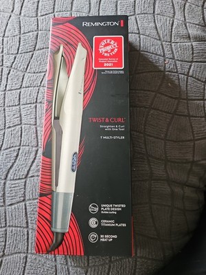 Remington Pro Twist & Curl 1'' Multi-Styler Ceramic Titanium  Champagne Brand New