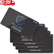 5 Pack RFID Blocking Card Protects Entire Wallet NFC Debit Credit Cards New