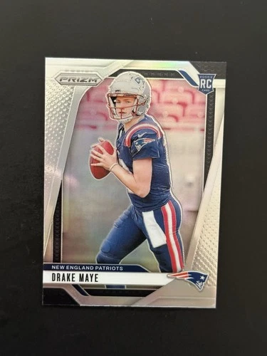 2024 Panini Prizm Rookies Drake Maye #329 Silver Prizm (RC)