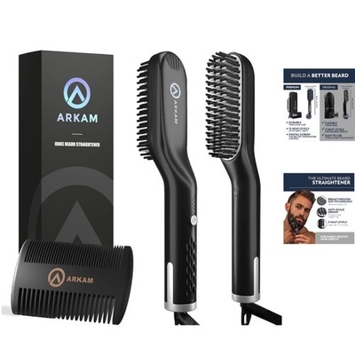 Professional Beard Straightener with Ionic Technology & Anti-Scald Design
