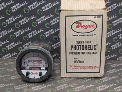 #ad NEW Dwyer 3100C Photohelic Pressure Gauge Assembly 0 10 Inches of Water $175.00