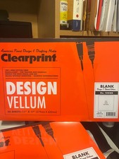 Clearprint 1000HP Design Drawing Vellum 17x 11 Pad of 50 Sheets NIP