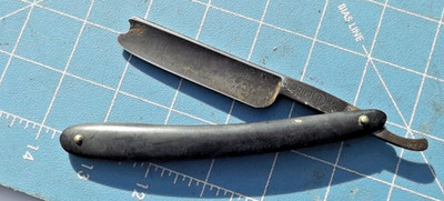 Vintage Rare Straight Razor GONG RAZOR Germany 1918 WALD SOLINGEN