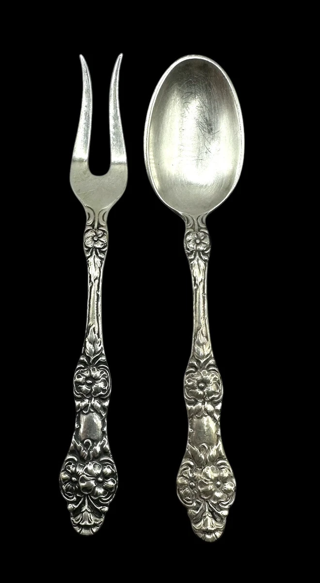Th Marthinsen Norway Indiana Antique US Silver-Plated Flatware for