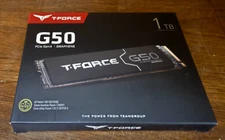 Team Group T-FORCE G50 M.2 2280 1TB PCIe 4.0 x4 with NVMe 1.4 TLC Internal Solid