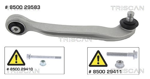 Triscan Lenker, RadaufhäNgung AußEn, Oben, Rechts, Vorderachse, Vorne-image