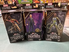 Hasbro Marvel Legends Series Black Panther Figures Nakia Okoye Everett Ross NIP