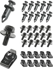 35PCS Car Clips, Engine Under Cover Splash Shield Guard Body Bolts, Car Accessor