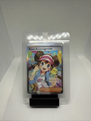 Rosa's Encouragement 123/088 Me03: Perfect Order Holo PSA 10 contender.