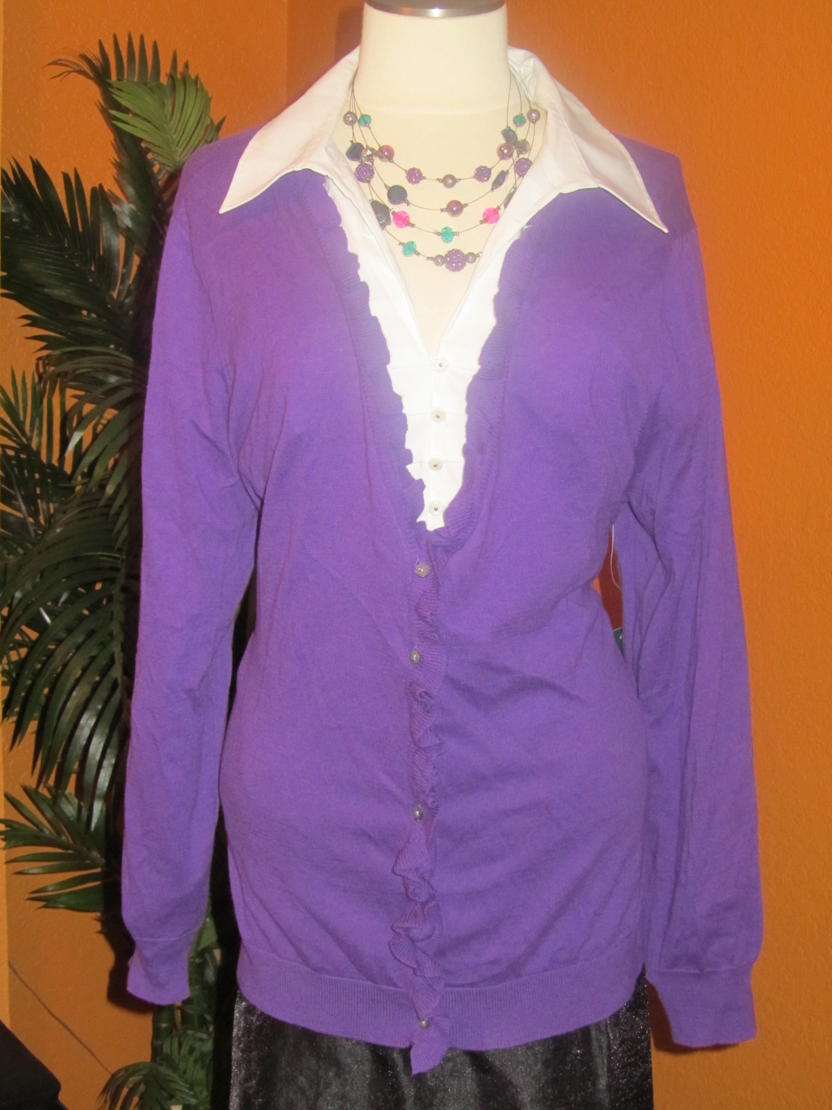 RALPH LAUREN NWT 109 2X women's cardigan cotton cashmere wool RALPH LAUREN NWT 109 2X women's cardigan cotton cashmere wool