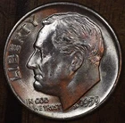1959 D Roosevelt Dime CH BU LUSTER! 90% Silver US Coin
