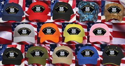 USCG VETERAN HAT PATCH CAP SEMPER PARATUS USCG LOGO QUILT VETERAN GIFT WOW
