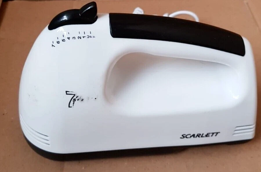 Scarlett Super Hand Mixer 7 Speed Hand Blender (without Beaters/Blades) – White