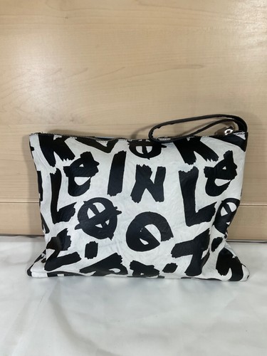 Religion London Faux Leather Clouth Bag White Black Geometric Print Design - Picture 5 of 16