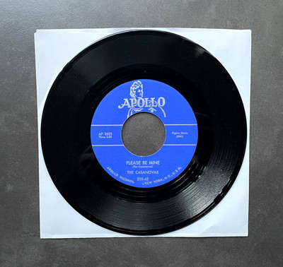 7'' The Casanovas - Please Be Mine - US Apollo Doo Wop