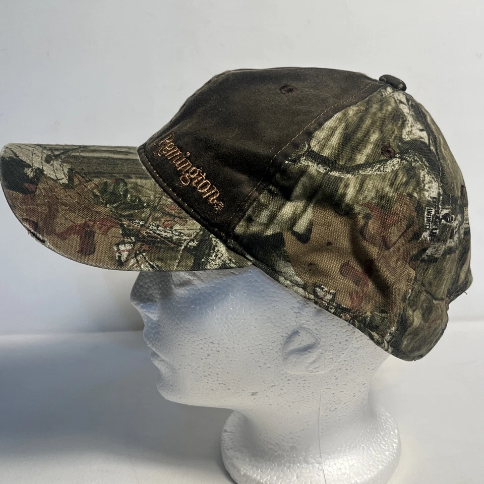 Vintage Remington Camo Outdoor Baseball Cap Embroidered Adjustable Hunting - Image 4 of 4
