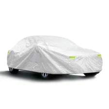 Sojoy Car Cover Outdoor Multi-Layers Dust Leaves Snow Sun Rain Proof Whole Cover