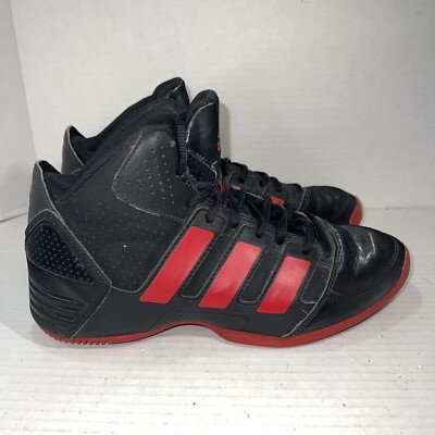 Adidas Mens Black Red Commander TD K Basketball Sneaker Size