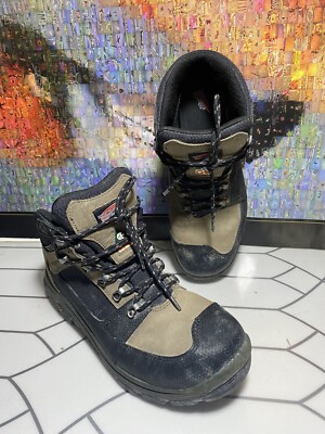 Red Wing Hiking Boots Mens Sz 9D Brown Leather Lace Up Steel Toe ASTM F 2413-11 Red Wing Hiking Boots Mens 11 D Brown Leather Lace Up Steel  main image 3