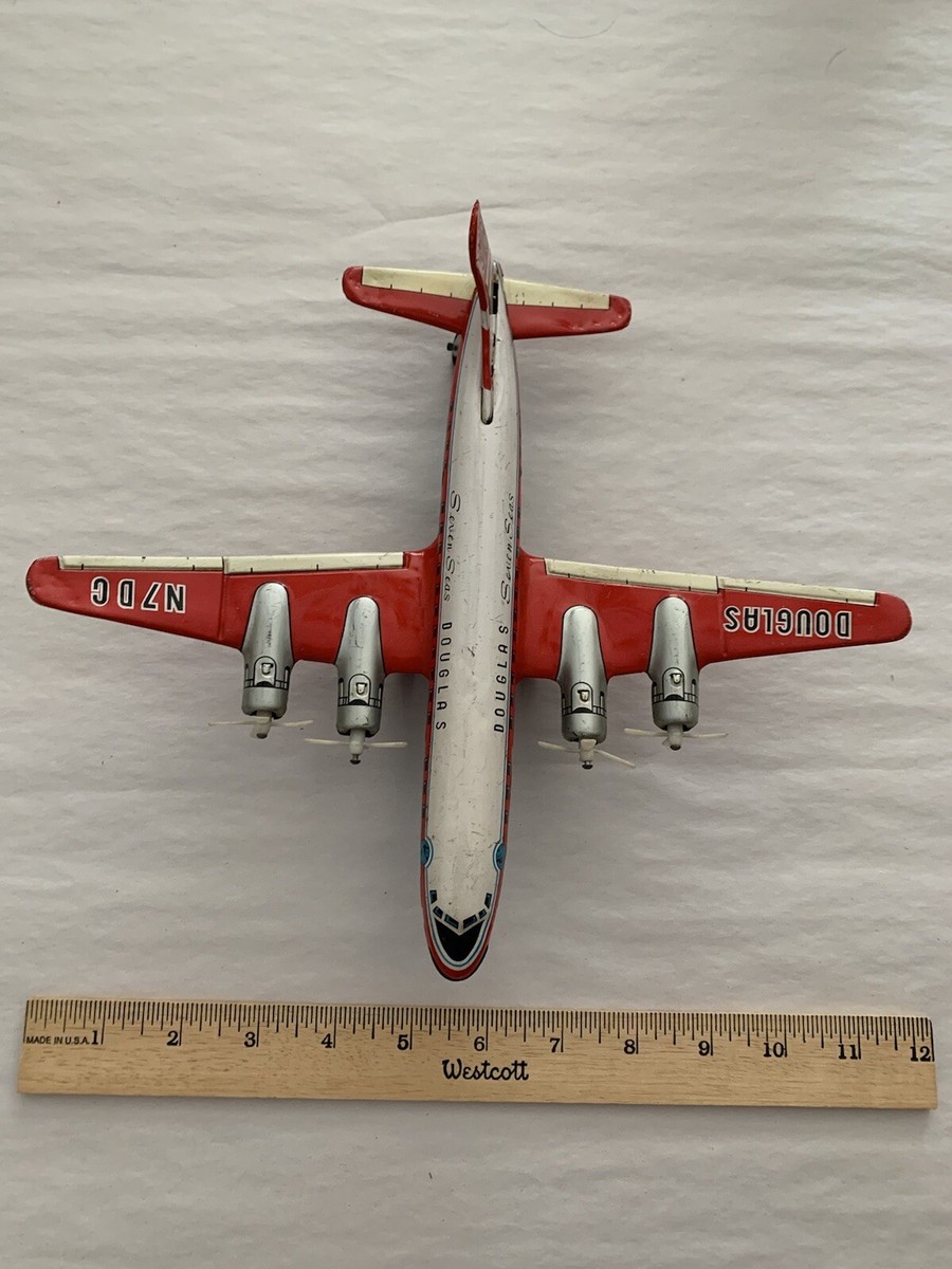 Vintage Douglas Seven Seas DC-7C Daiya Trademark Airplane