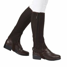Image of Dublin CHILDS Easy-Care Half Chaps Pink Purple Black ALL SIZES