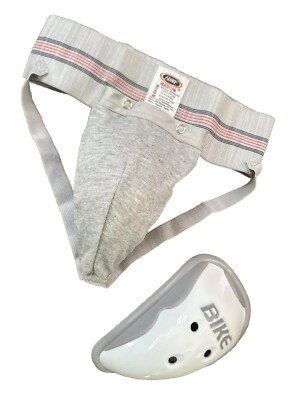 BIKE Men Jockstrap Groin Cup Supporter PROFLEX 2 B7187NP Authentic Size Large