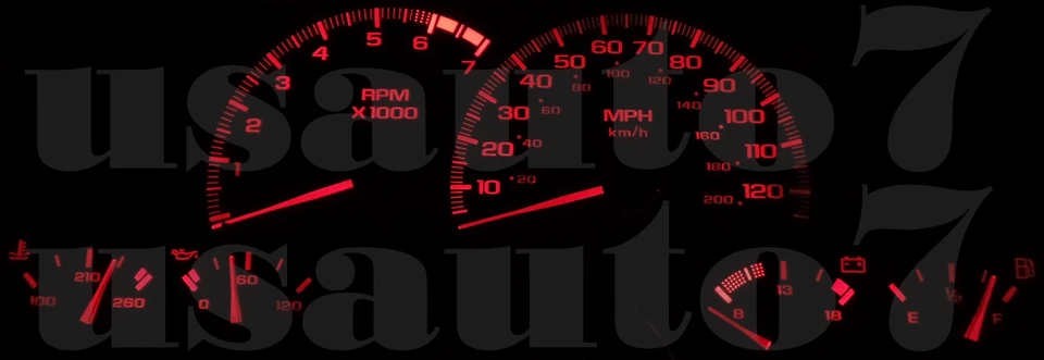 Dash Instrument Cluster Gauge RED LED LIGHTS KIT Fits 97-02 Chevy Camaro 4th Gen - Изображение 2 из 4