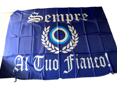 bandiera napoli stampata 1,5m x 2,30m, sempre al tuo fianco 
