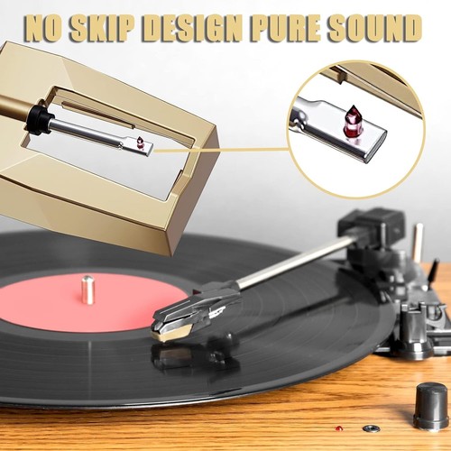 Record Player Needle/Golden Needle with 3-Pack of Dimond Stylus Replacement for - Picture 9 of 9