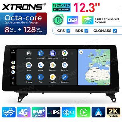 12.3'' Android Autoradio Für BMW X5 X6 E70 E71 CIC GPS Navi 8-Kern 8G+128GB IPS
