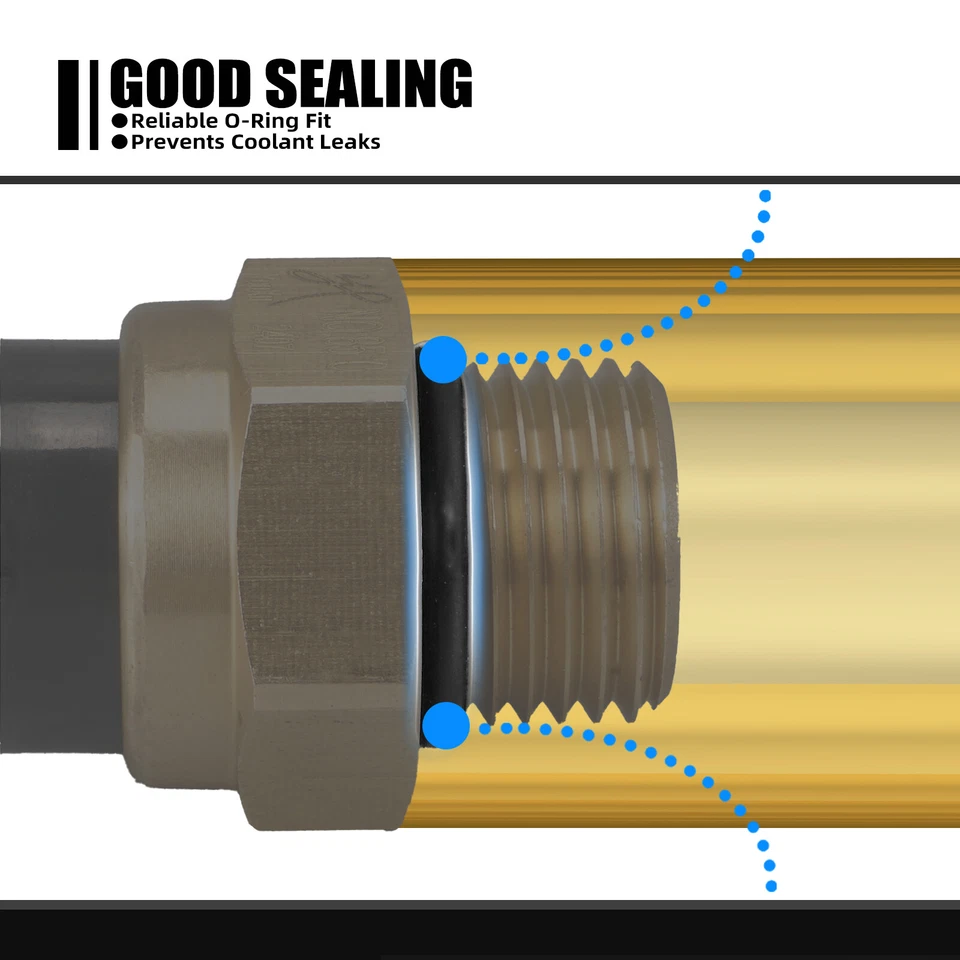 For Honda VTX1300R VTX1800C3 VTX1800T1 VTX1800T3 Radiator Fan Temperature Switch - Image 3 of 4