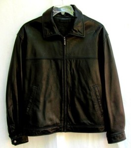 roundtree & yorke leather jacket
