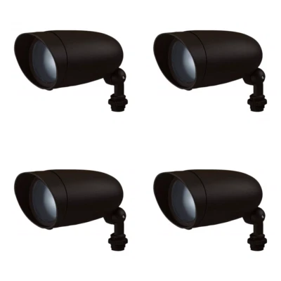 NUVO LIGHTING Satco / Nuvo SF76-646 - 1 Light - Landscape Flood - PAR20- Dark Bronze (4 Pack)