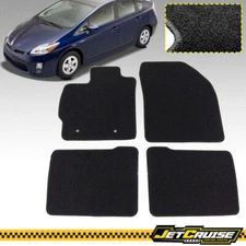 Fits 10-11 Toyota Prius Car Nylon Floor Mats Front Rear Carpets Liner Black 4Pcs