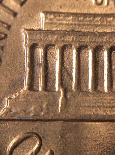 1983 Lincoln Memorial Cent Error Die Clash Collectible Coin VF Free Shipping!