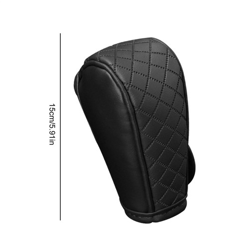 Housse de protection universelle en cuir pour voiture bouton de changement de vitesse automatique - Photo 9/17