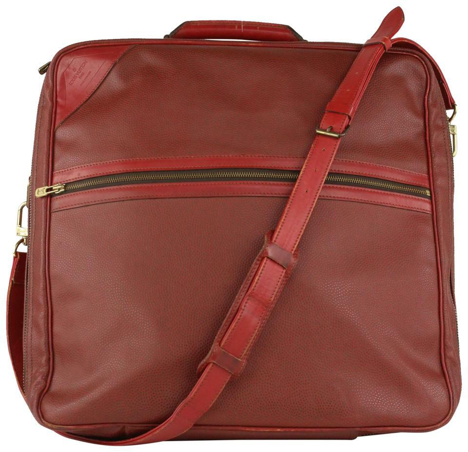 Louis Vuitton 1968 LV Cup Red Travel Bag 5LL1021 | eBay