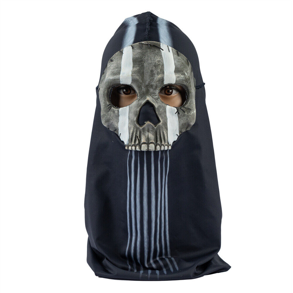 CALL OF DUTY HALLOWEEN GHOSTS SKULL HOOD FACE MASK COSPLAY