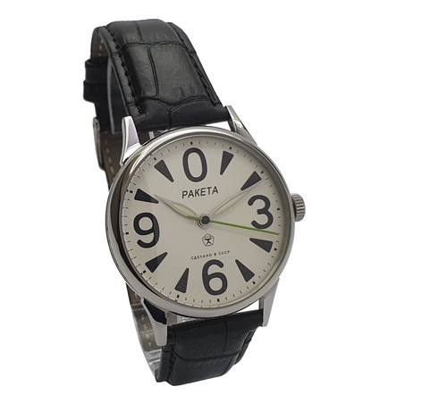 Vintage Watch USSR RAKETA Big Zero Men's WristWatch Mechanism 2609.HA - Picture 6 of 10