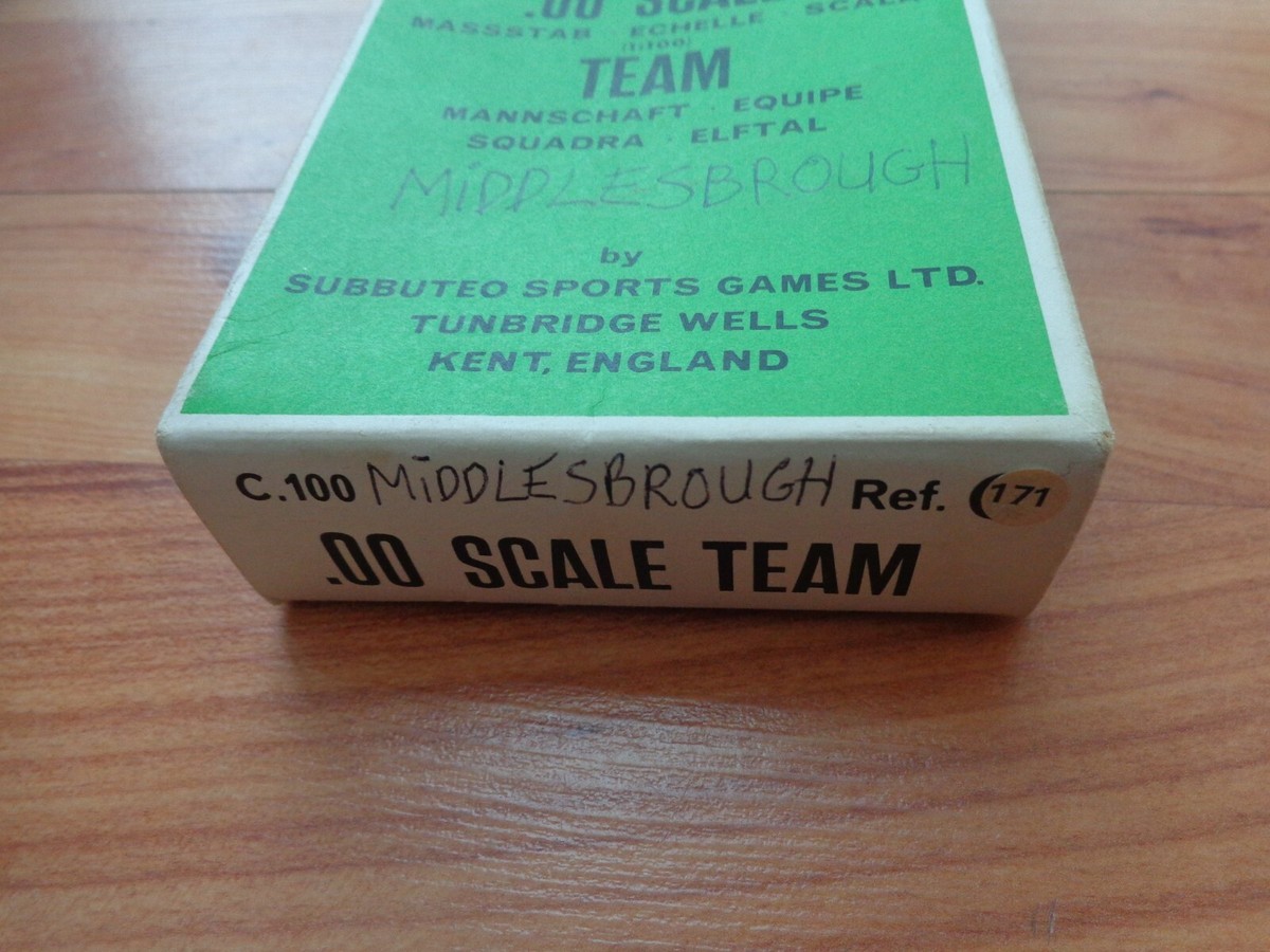 Subbuteo équipe Middlesborough HW - Réf 171 - Poids Lourds Vintage - UK