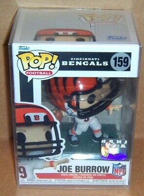 Funko Pop! - NFL Football Bengals JOE BURROW #159 - In Protector Case NO FLAWS | eBay