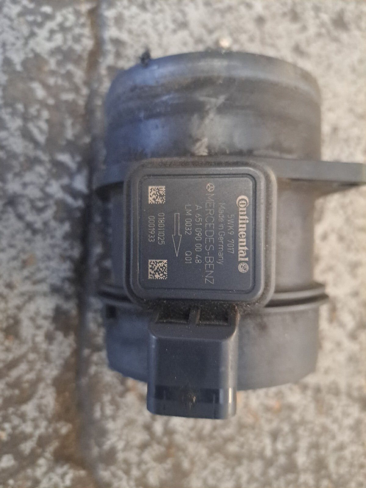 MERCEDES W207 E250 COUPE 2013 MASS AIR FLOW SENSOR A6510900048 eBay